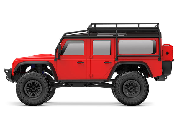 Traxxas TRX-4M Land Rover Defender 4WD Crawler  - Rood