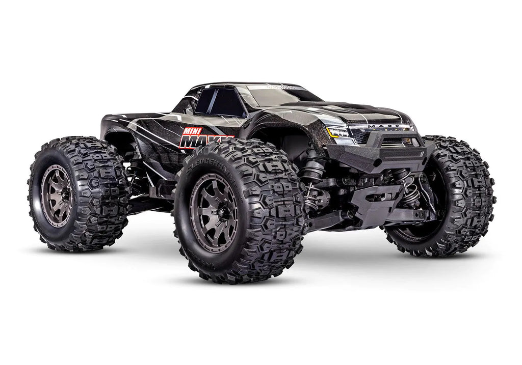 Traxxas Mini Maxx BL-2s  - Zwart (incl accu & USB lader)