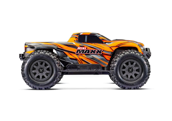 Traxxas Mini Maxx BL-2s  - Oranje (incl accu & USB lader)