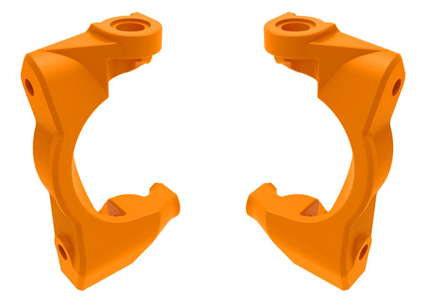 Traxxas TRX10732-ORNG - Caster blocks (c-hubs), left & right (orange)