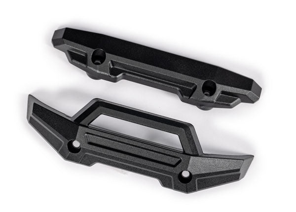 Traxxas TRX10735-BLK - Bumper, front (1)/ rear (1) (black)