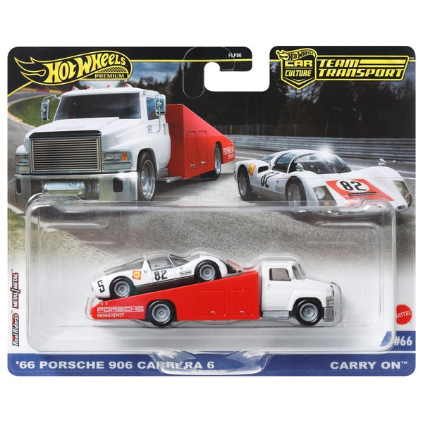 Hot Wheels Team Transport - #66 '66 Porsche 906 Carrera 6 & Carry On