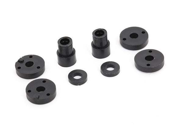 Traxxas TRX2669 - Piston head set (2-hole (2)/ 3-hole (2))/ shock mounting bus