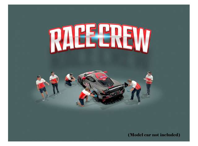 American Diorama - 1/64 Race Crew, Diecast Figure's