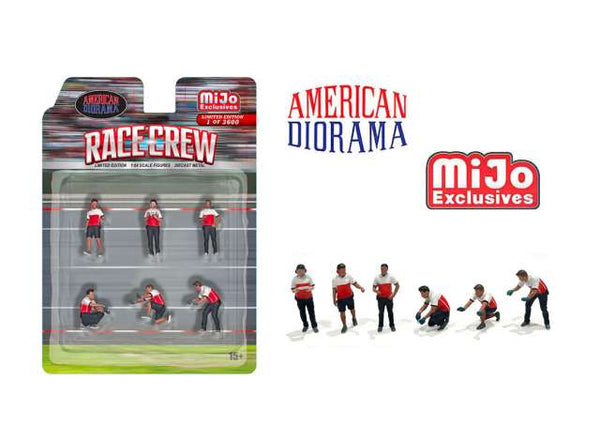 American Diorama - 1/64 Race Crew, Diecast Figure's