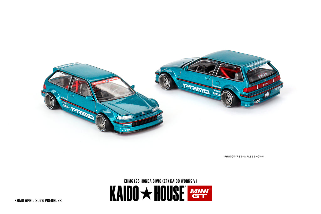 KAIDO HOUSE X MINI GT 126 - Honda Civic (EF) Kaido Works V1