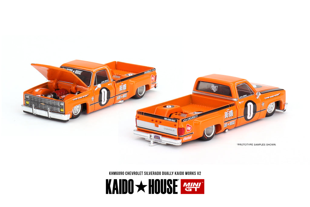 KAIDO HOUSE X MINI GT 090 - Chevrolet Silverado Dually KAIDO WORKS V2