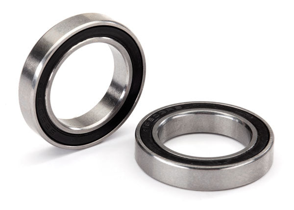 Traxxas TRX5107X - Ball bearing, black rubber sealed, stainless (17x26x5mm) (2)