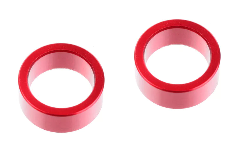 Team Corally C-00180-531 - HDA Suspension Arm Insert - Inner - Aluminum - Red - 2 pcs