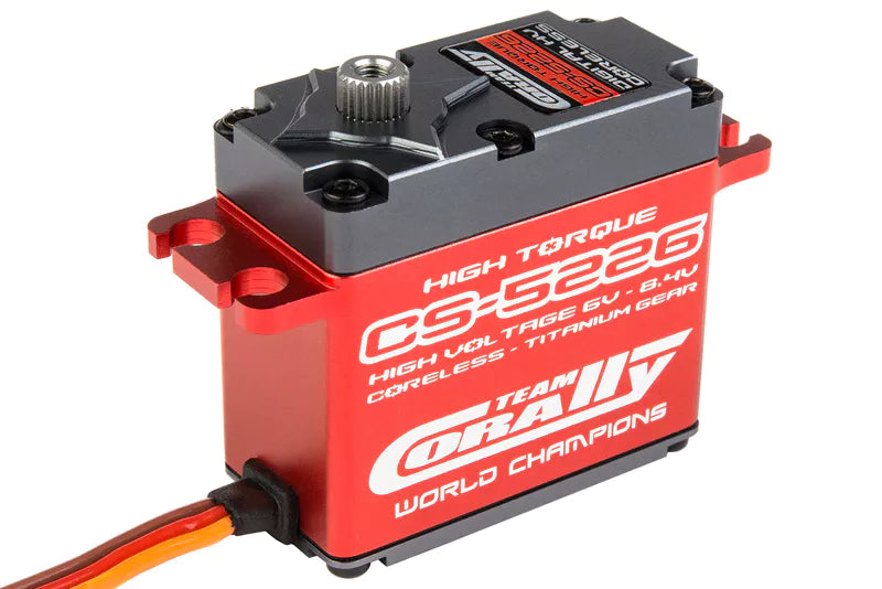 Team Corally CS-5226 HV High Speed Servo - High Voltage - Coreless Motor - Titanium Gear - Ball Beared - Full Alloy Case
