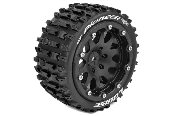 Louise MFT ST-PIONEER - 1/10 Stadium Truck Velgen Zwart - 1/2-Offset - 14mm hex