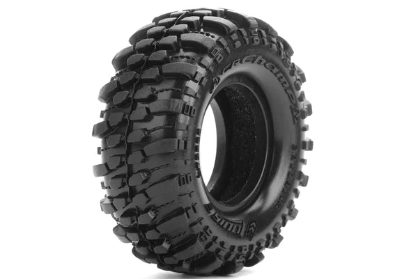 Louise RC - CR-CHAMP - 1-18/1-24 Crawler Tires - Super Soft - for 1.0 Wheels - L-T3366VI
