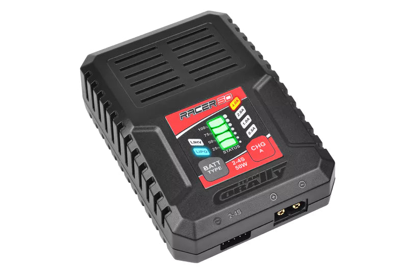 Corally Racer 50 - AC Charger - 2-4S Li-po - 50W