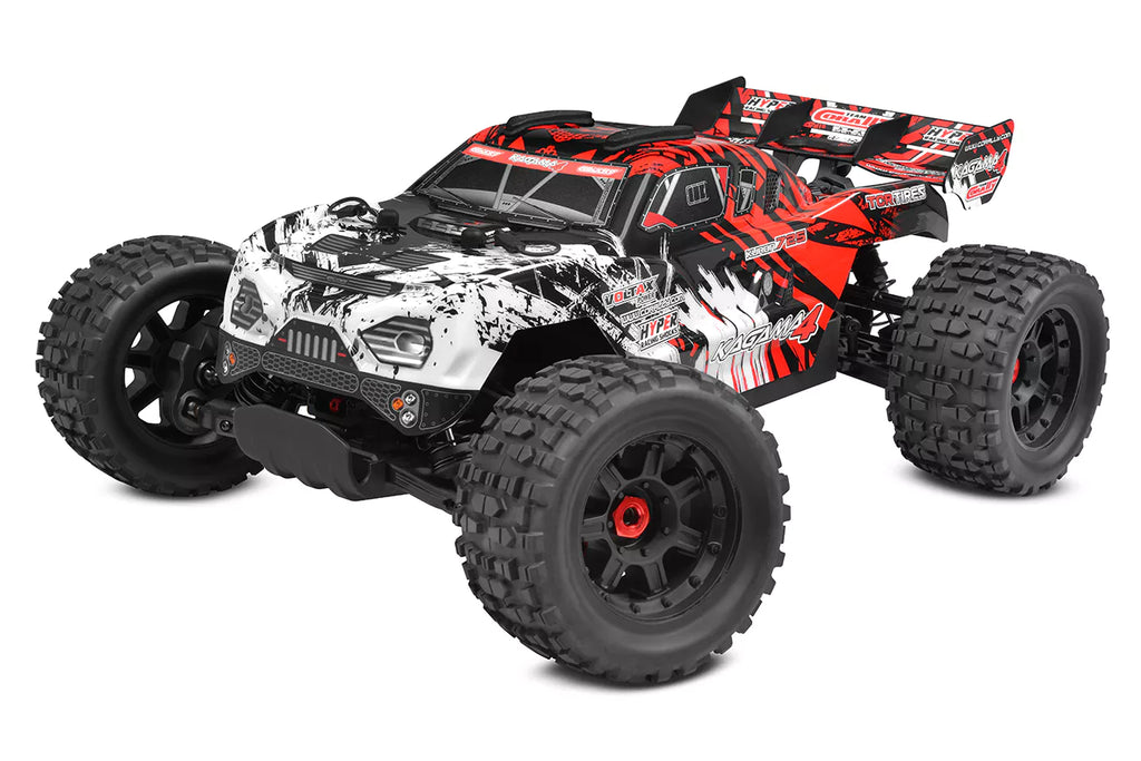 Team Corally Kagama-4 - Brushless 4S Monster Truck RTR (rood)