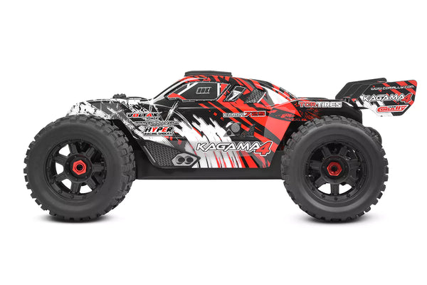 Team Corally Kagama-4 - Brushless 4S Monster Truck RTR (rood)