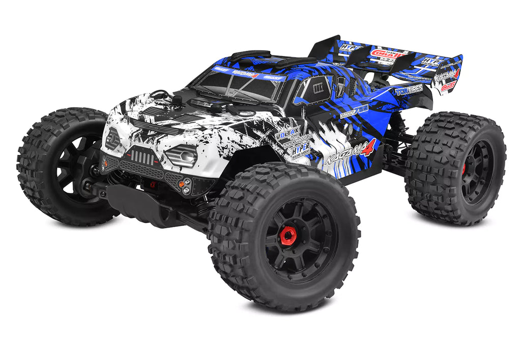 Team Corally Kagama-4 - Brushless 4S Monster Truck RTR (blauw)