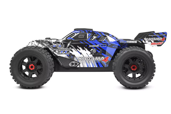 Team Corally Kagama-4 - Brushless 4S Monster Truck RTR (blauw)