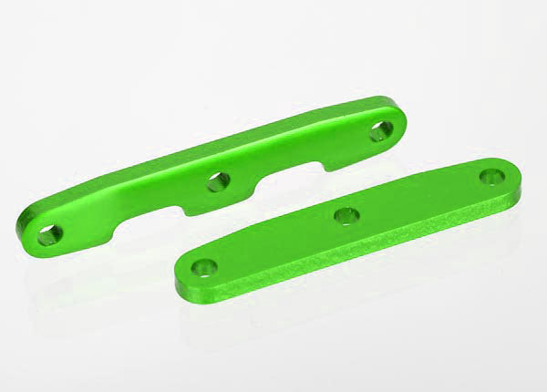 Traxxas TRX6823G - Bulkhead tie bars, front & rear, aluminum (green-anodized)