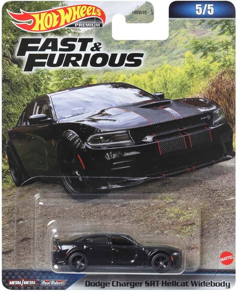 Hot Wheels Premium Fast & Furious - Dodge Charger SRT Hellcat Widebody (5/5)