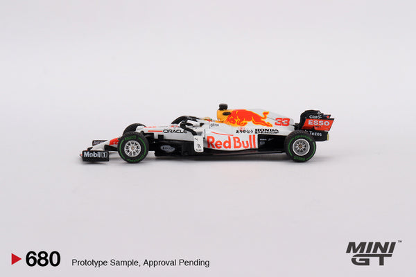 MINI GT 680 - Red Bull RB16B #33 Max Verstappen 2021 Turkish Grand Prix 2nd Place