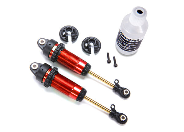 Traxxas TRX7462-RED - Shocks, GTR xx-long red-anodized