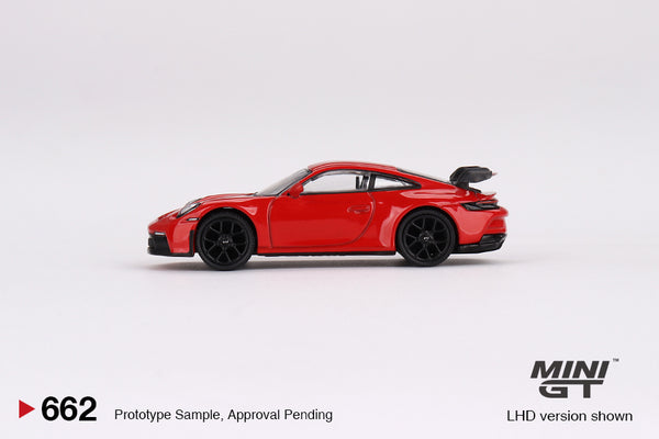MINI GT 662 - Porsche 911 (992) GT3 Guards Red