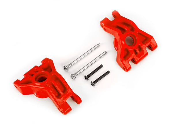 Traxxas TRX9050R - Carriers, stub axle, rear, extreme heavy duty, red (left & right)