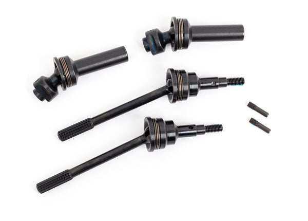 Traxxas TRX9051R - Driveshafts, front, extreme heavy duty, steel-spline