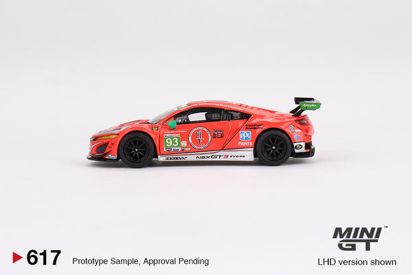 MINI GT 617 - Acura NSX GT3 EVO22 #93 2023 IMSA Daytona 24 Hrs