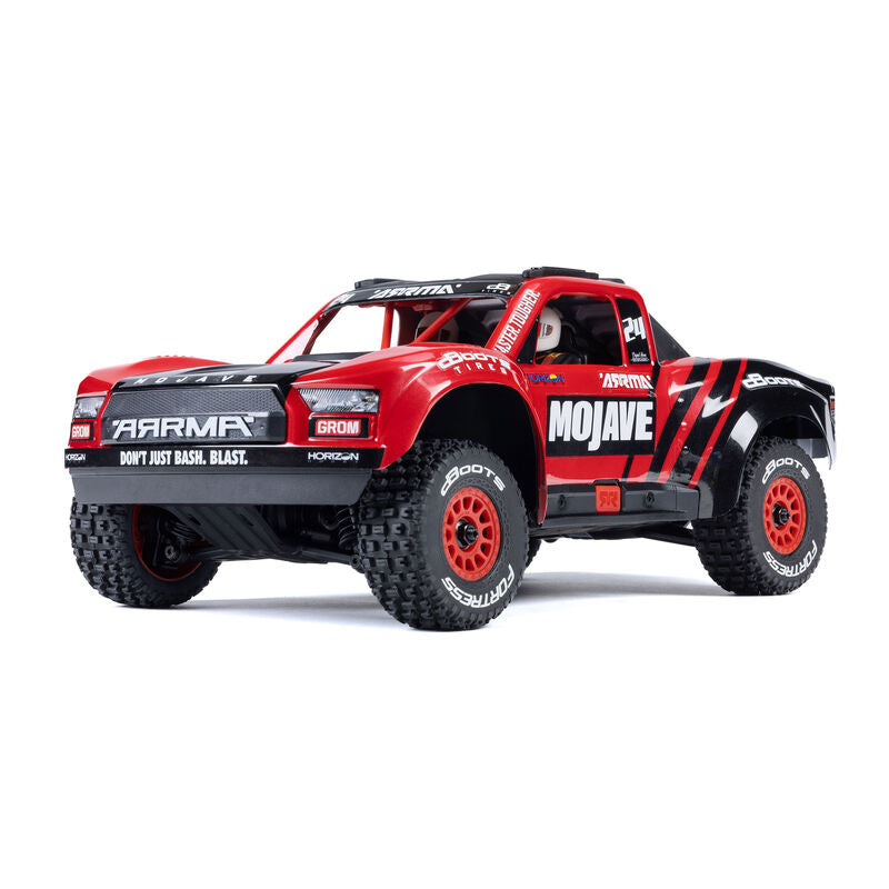 Arrma Mojave GROM 4WD RTR - Rood / Zwart  (Incl. Accu & Lader)