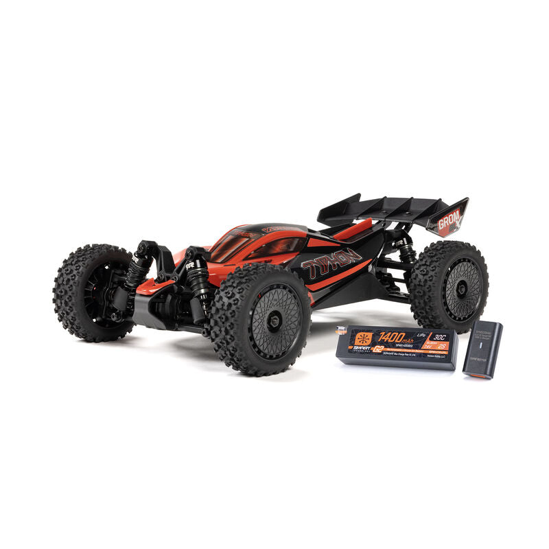 Arrma Typhon GROM 223 Brushless 4WD RTR - Rood (incl. accu & usb lader)