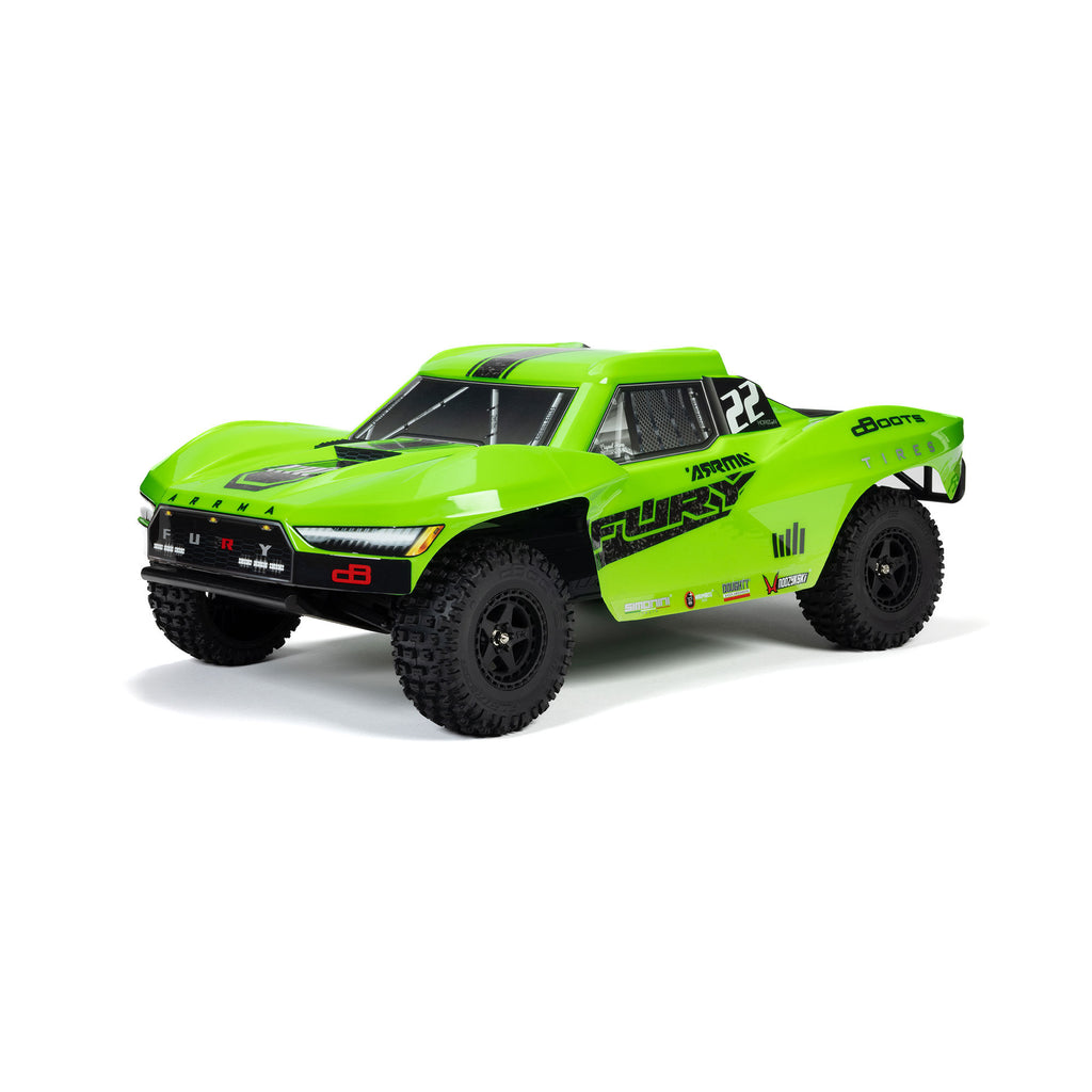 Arrma Fury 2WD Short Course Truck RTR - Groen (Excl. Accu & Lader)