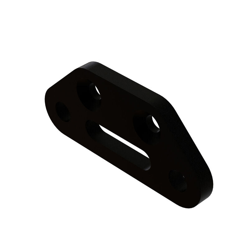 ARRMA ARA330754 - ALUMINUM FRONT SUSPENSION MOUNT: BLACK