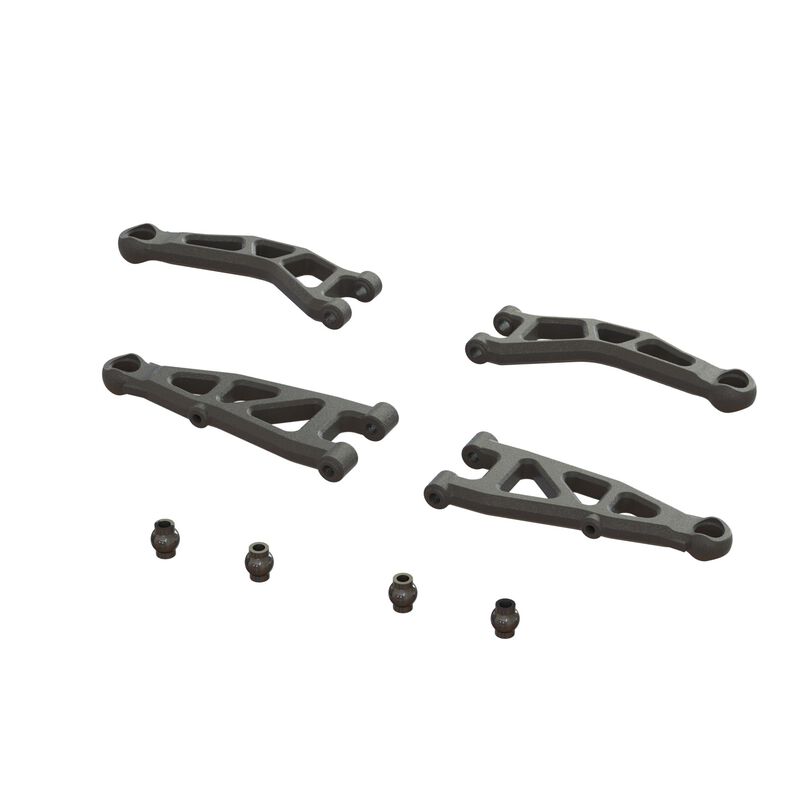 ARRMA ARA330809 - FRONT SUSPENSION ARM SET A - GROM