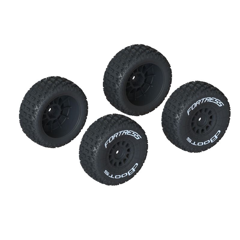 ARRMA ARA550117 - dBoots 'FORTRESS' Tire Set Glued, Option (2 Pairs)