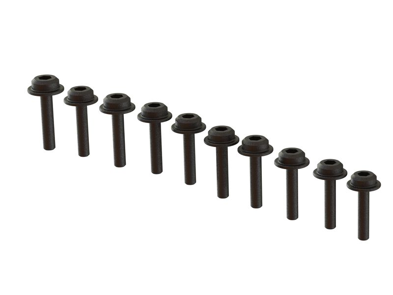 ARRMA ARA702014 - Flanged Cap Head Screw M2x12mm (10)