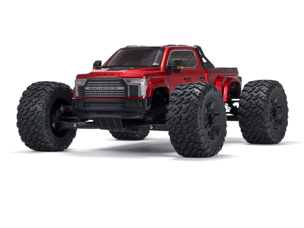 ARRMA 1/7 BIG ROCK 6S 4X4 BLX Monster Truck RTR - Red