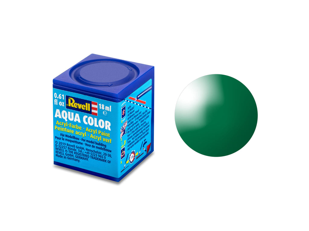 Revell Aqua 36161 acrylverf op waterbasis 18ml - Smaragdgroen, mat #61