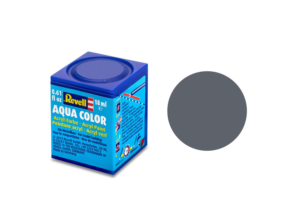 Revell Aqua 36175 acrylverf op waterbasis 18ml - Steengrijs, mat #75