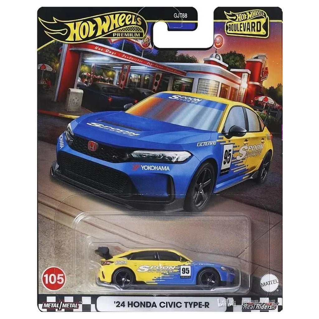 Hot Wheels Premium Boulevard - '24 Honda Civic Type-R (105)