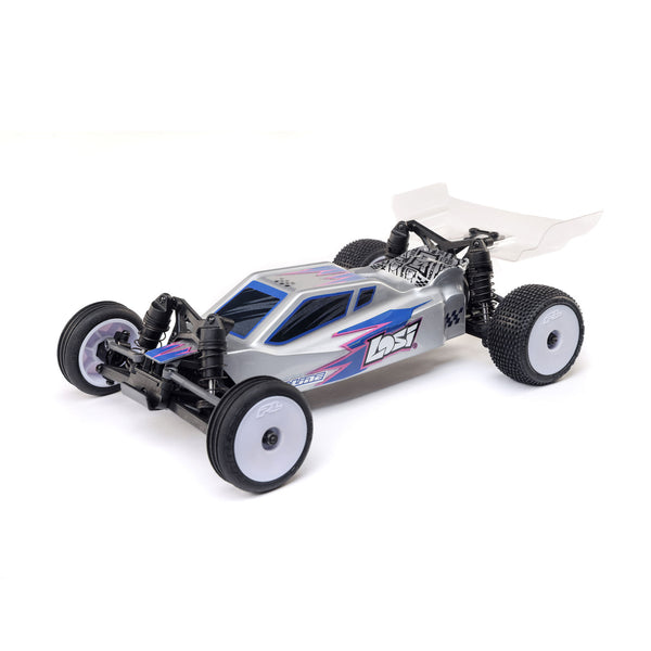 Losi 1/24 Micro-B 2WD Buggy RTR - Zilver (Pre-order voor de komende levering)