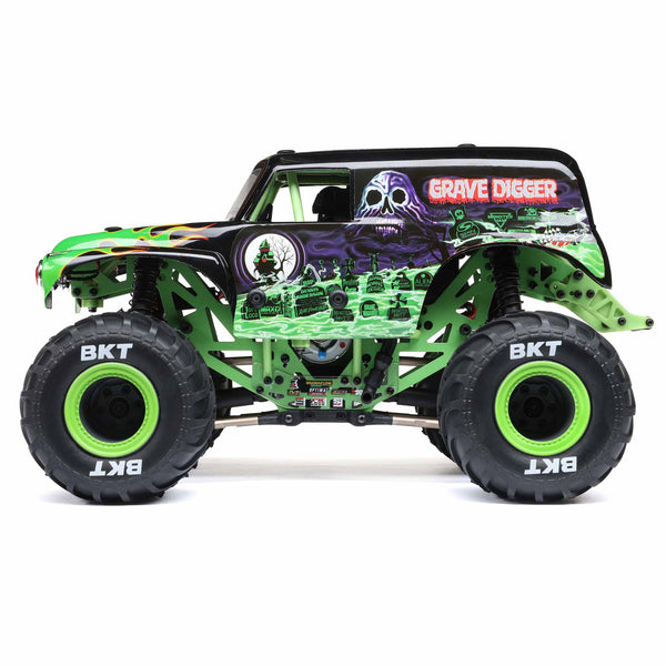 Losi 1/18 Mini LMT 4X4 Brushed Monster Truck RTR Grave Digger