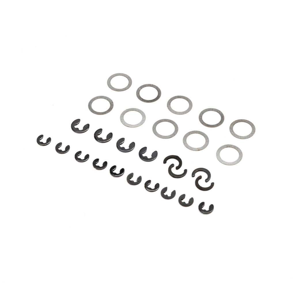 Losi LOS216009 - E-Clip and Shim Set: Mini LMT