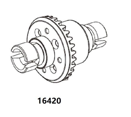 MJX 16420 - Metal Gear Differential