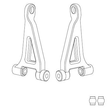 MJX 14240 - Rear Upper Suspension Arms