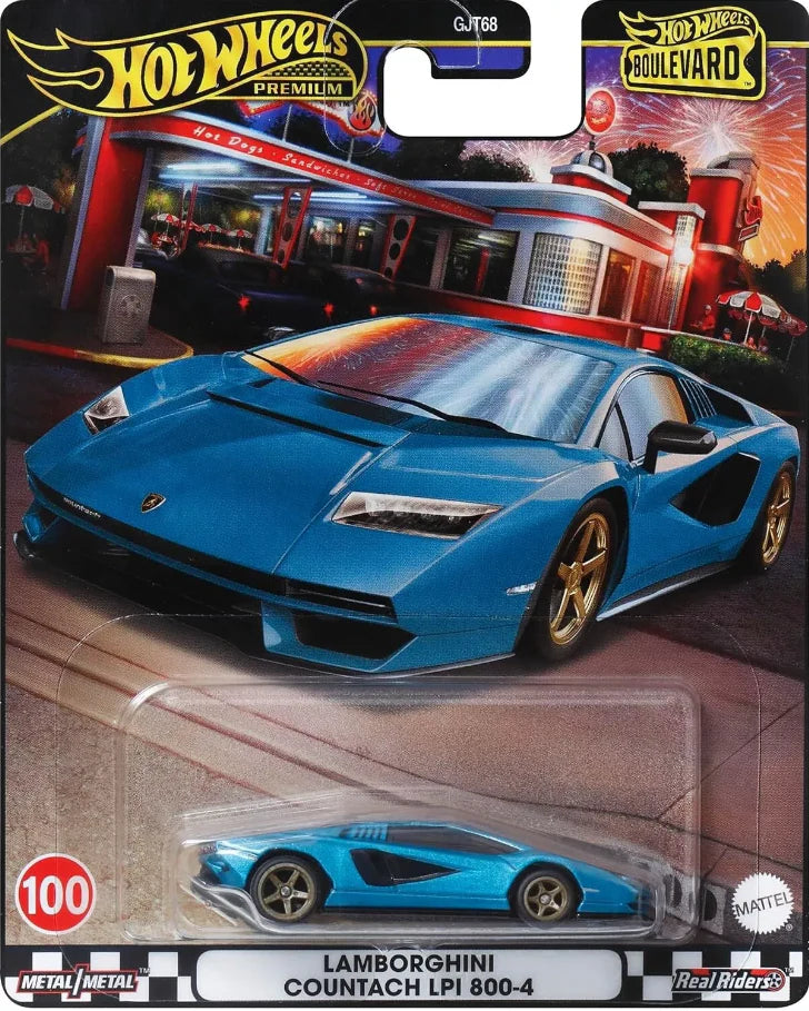 Hot Wheels Premium Boulevard - Lamborghini Countach LPI 800-4 (100)