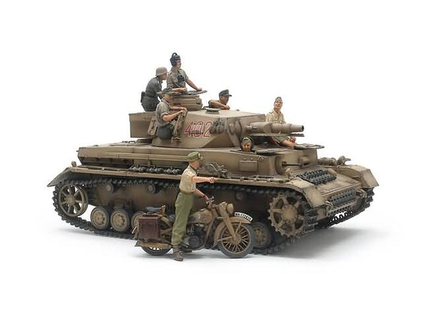 Tamiya 25208 - 1/35 Panzerkampfwagen IV Ausf.F & Motorset Noord-Afrika