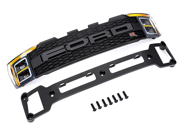 Traxxas TRX10120 - Grille/ grille mount/ 3x10 BCS (7) (fully assembled, includes installed headlight lenses and decals)Â (fits #10111 body)