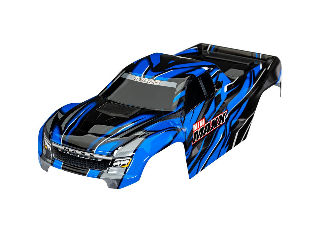 Traxxas TRX10711-BLUE - Body, Mini Maxx, blue