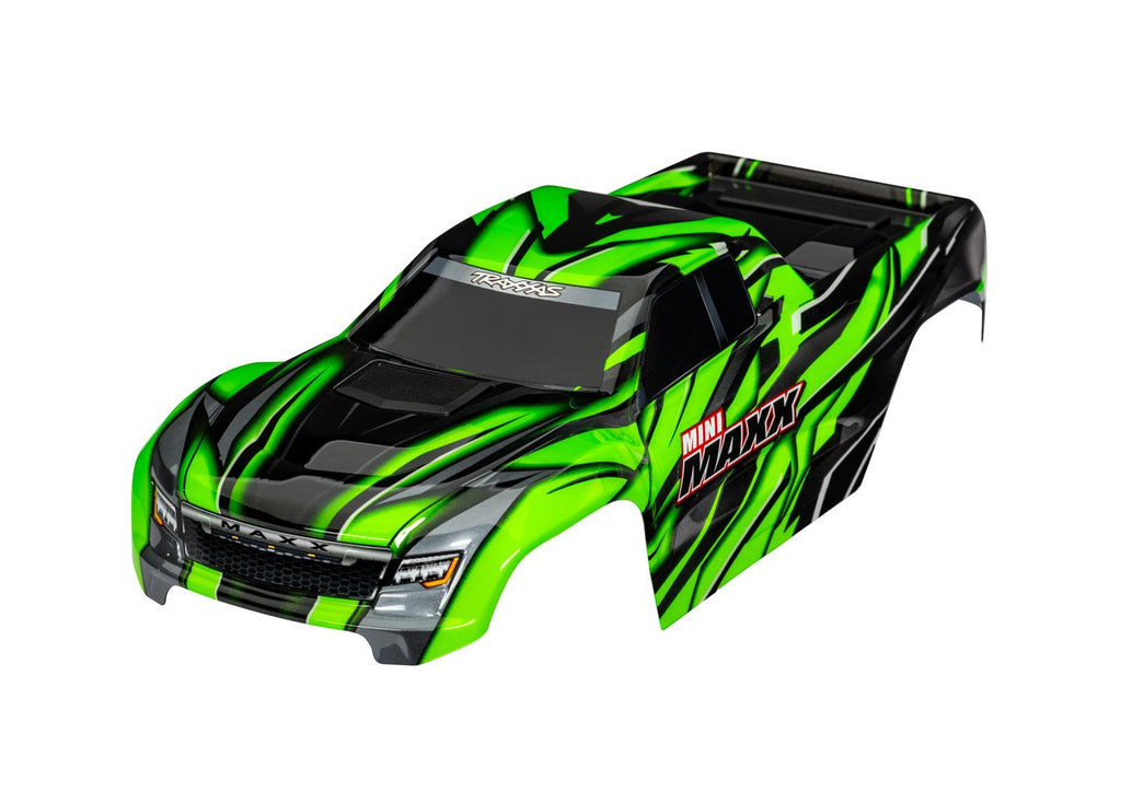 Traxxas TRX10711-GRN - Body, Mini Maxx, green